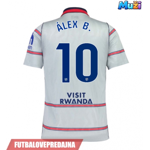 Lacne Muži Futbalové dres Atletico Madrid Alex Baena #10 2026-27 Krátky Rukáv - Tretina